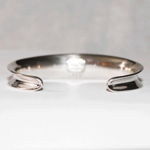 Sterling Silver Robert Lee Morris Modern Cuff Bracelet 32 Grams - Picture 6 of 7